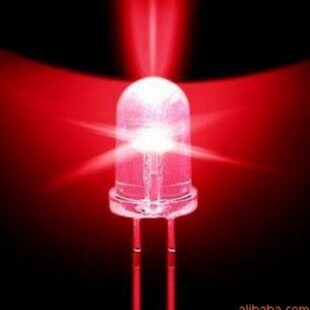 供应5MM圆头超高亮红光LED,红色发光二极管,LED灯珠-阿里巴巴