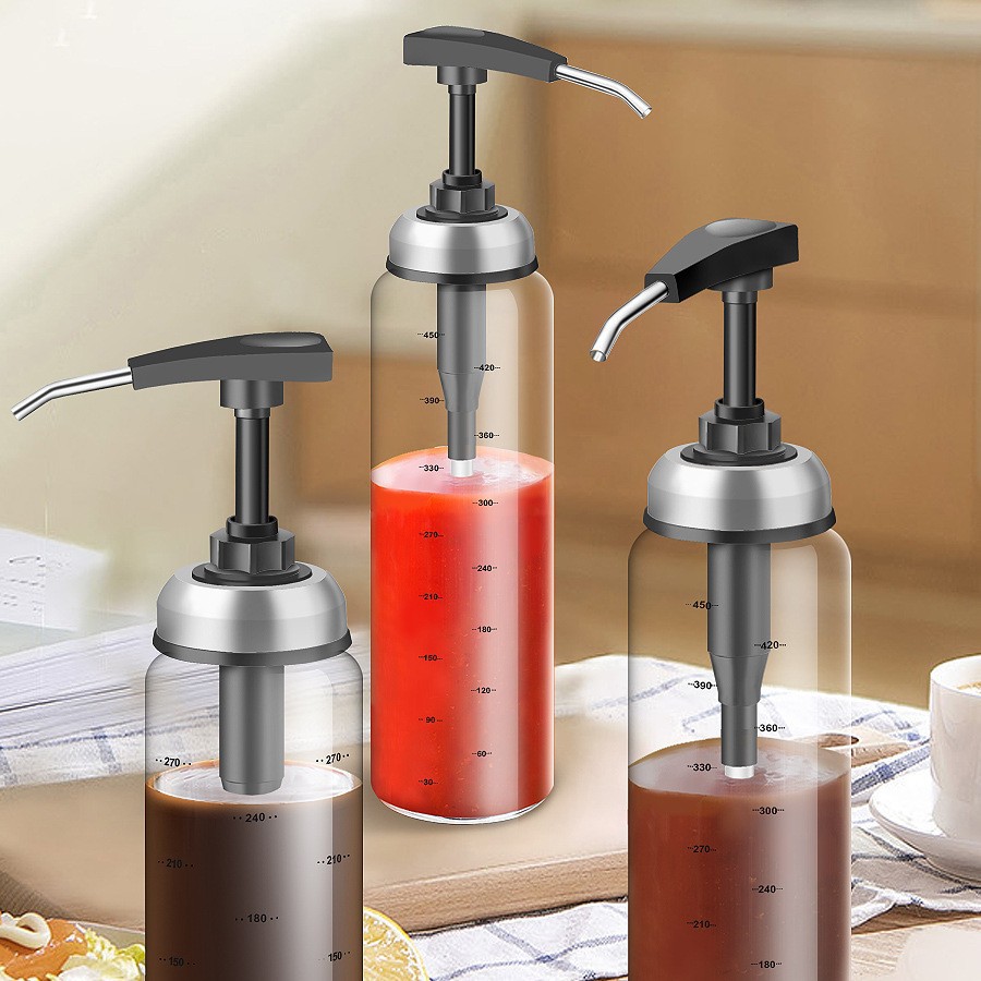 Botella para salsa de ostras, aceitera de vidrio, botella para salsa, dispensador de aderezo para ensaladas, artículos domésticos de cocina, de borosilicato de alta resistencia, con control de aceite y a prueba de fugas.