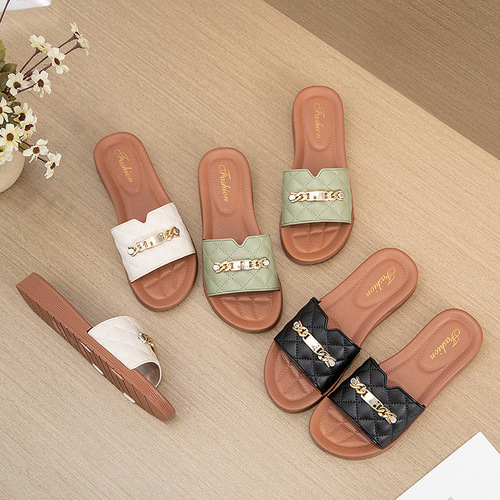 凉拖鞋女夏季新款时尚软底厚底防滑居家用ins潮一字拖鞋沙滩外穿