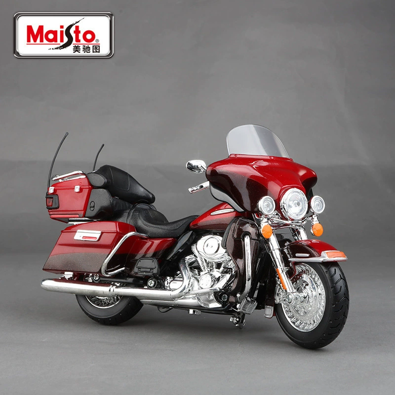 Harley davidson, мотоцикл, реалистичная модель авто, игрушка для мальчиков, масштаб 1:12, оптом