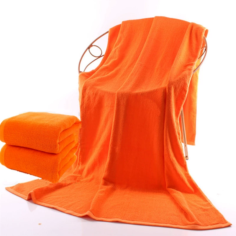 Dark white bath towel, increased thickness, for beauty salons