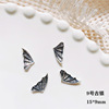 Metal accessory for manicure, angel wings for nails, decorations, new collection