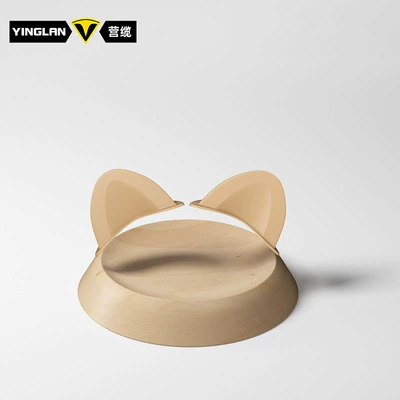 Dəbilqə (Kaska) aksesuarları | Electric Vehicle Helmet Lens Cute - no-specifications-cat-ears-apricot-color
