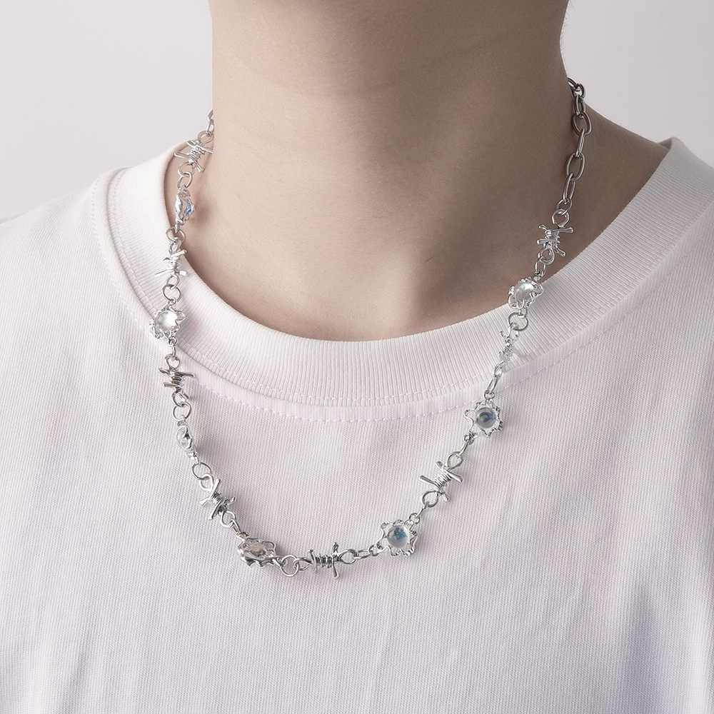 1 Piece Fashion Geometric Alloy Moonstone Womenu0027S Necklace