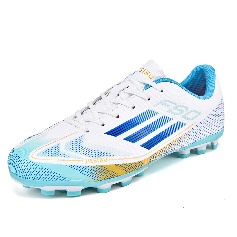 2025 nuevos zapatos de fútbol transfronterizos de clavos largos, zapatos de entrenamiento transpirables para hombres y mujeres, fábrica