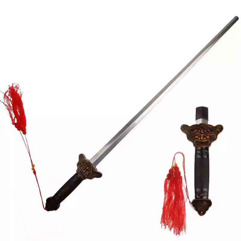 剑刀不锈钢伸缩金属铁剑玩具武术剑表演剑儿童玩具刀剑男孩包邮
