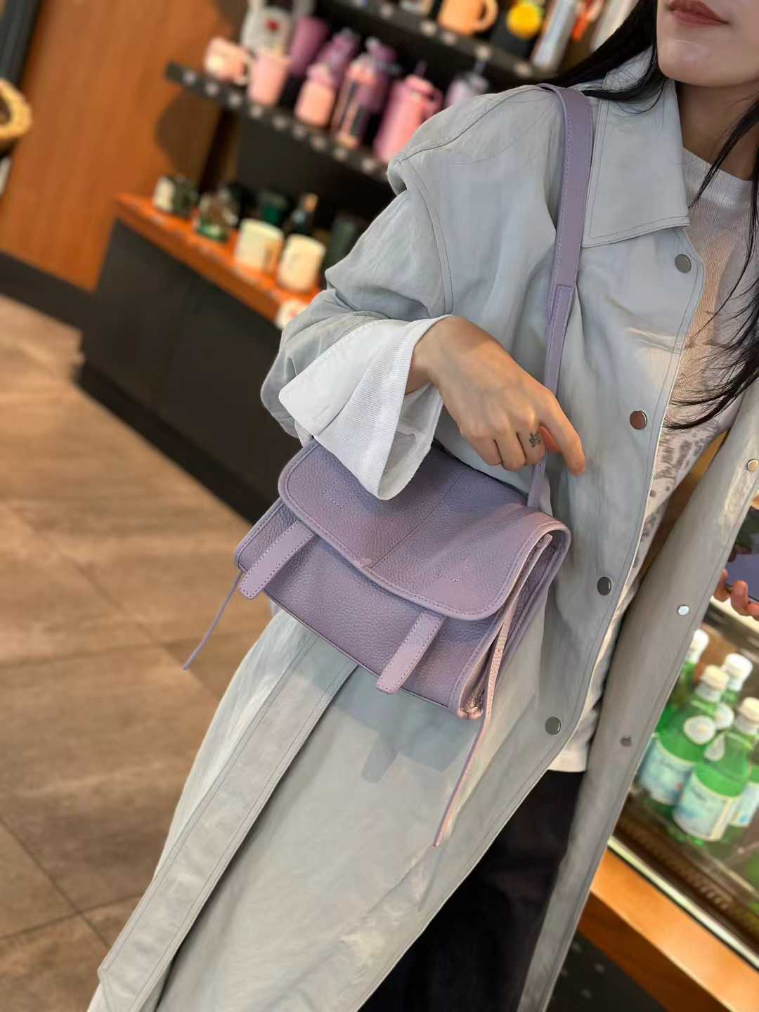 Retro Flap Messenger Bag For Women 2026 New Arrival Versatile Minimalist Shoulder Underarm Bag Commuter Crossbody Small Tote - Thumbnail 6
