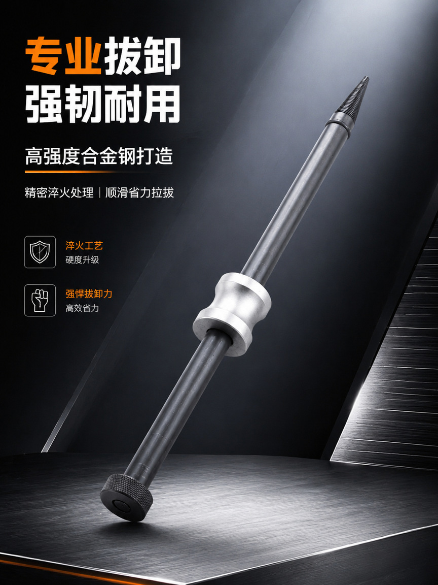 In-stock fuel injector disassembly tool, seal ring remover, auto repair puller, diesel engine oil seal removal tool