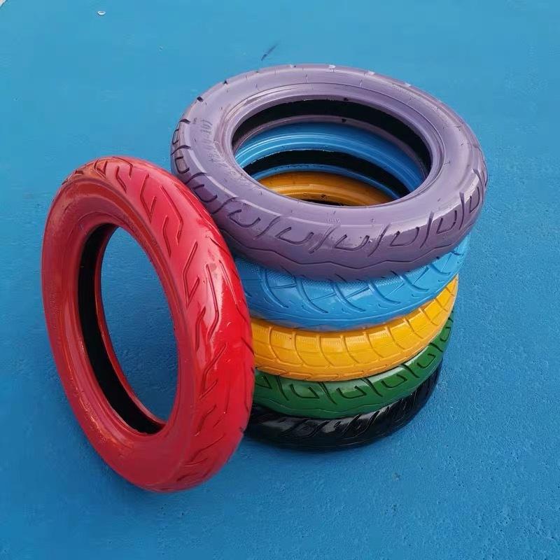 废旧轮胎幼儿园彩色小儿童户外游戏玩具真橡胶滚圈感统体能训练