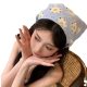 Spring and Autumn Japanese Korean Style Headwear Triangle Scarf Dopamine Scarf Sweet Girl Style Headwear Hair Belt Internet Celebrant Same Style