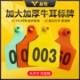 二维码加大兽用加厚牛耳标