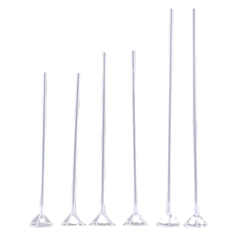 50 juegos de soportes para globos, columnas de globos, varillas de soporte grandes, varillas de mano, accesorios de decoración con soporte en forma de estrella.