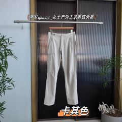032224   骨架秋季新品女士登山户外运动裤直筒软壳工装裤2025