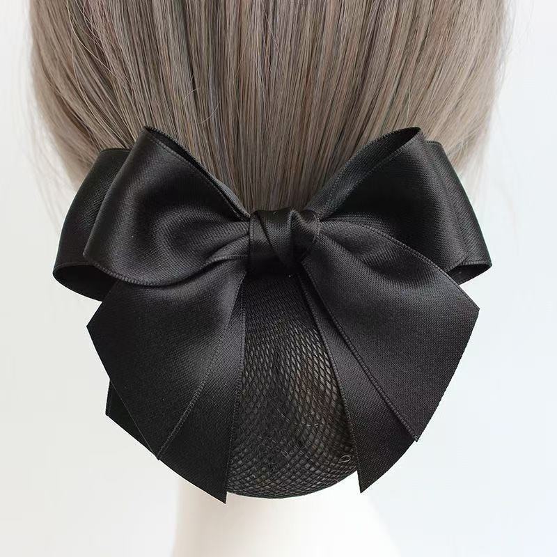 Professional Nurse Hairnet, High-End Bank Hotel Front Desk Hairnet, Waiter Bowknot Popular Hair Accessory Professional Nurse Hairnet, High-End Bank Hotel Front Desk Hairnet, Waiter Bowknot Popular Hair Accessory