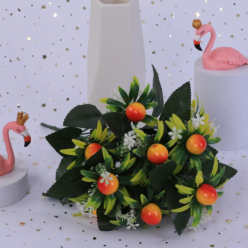 12 Cherry Simulation Silk Fruit Cooler Cardon Wedding Wedding Decoration Interior Table Place Flower Architecture Art
