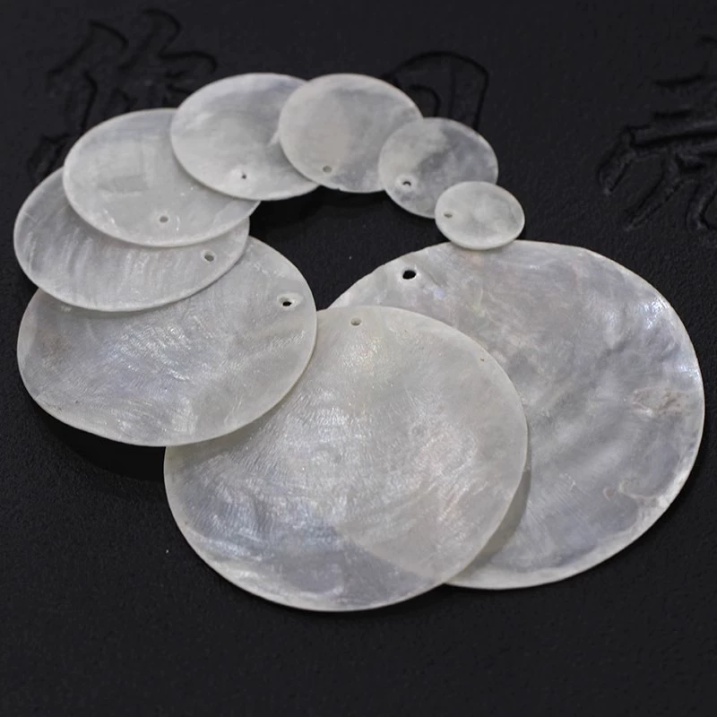Yunmu Film Natural Shell Shell Bell Frit (DIY Lighting Mirror shellfish wedding round painting accessories