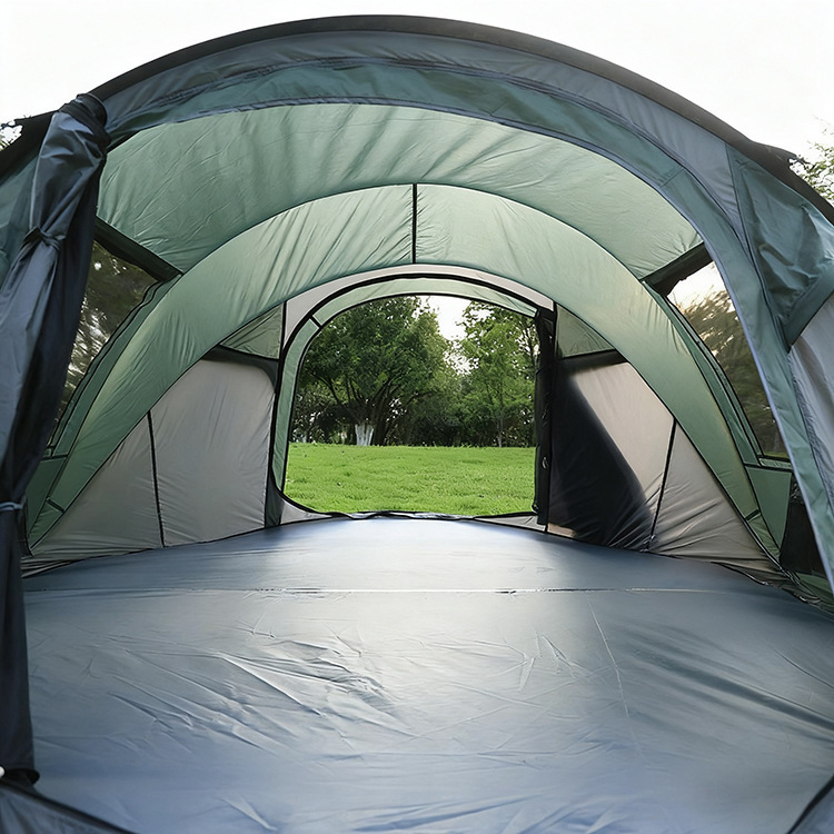 Manufacturer's Outdoor Tent for 5 People, Large Size, No Installation Required, Foldable, Fully Automatic, Hand-Pull Tent for Outdoor Camping, Waterproof and Sun Protection