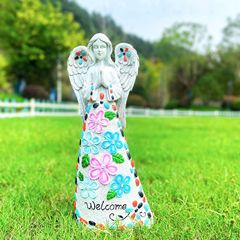 アメリカの屋外樹脂クロスボーダー工芸品ソーラーガーデンランプ庭の装飾装飾品天使のキャラクター芝生ランプ