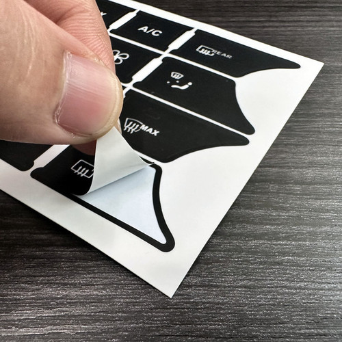 Car interior button sticker fit Mercedes-Benz 2007-2014 year AC center console repair car decal