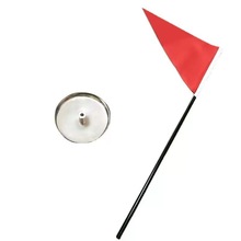 厂家直销高尔夫果岭旗子旗盘 golf不锈钢洞杯 高尔夫果岭三角旗