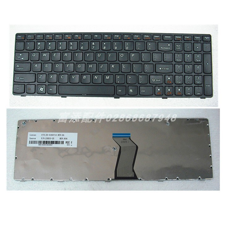 For LENOVO US IdeaPad G560 G560A G565 G560L keyboard LENOVO U550