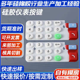 硅胶按键透光按键导电按键喷油印字镭雕按键汽车按键仪表按键加工