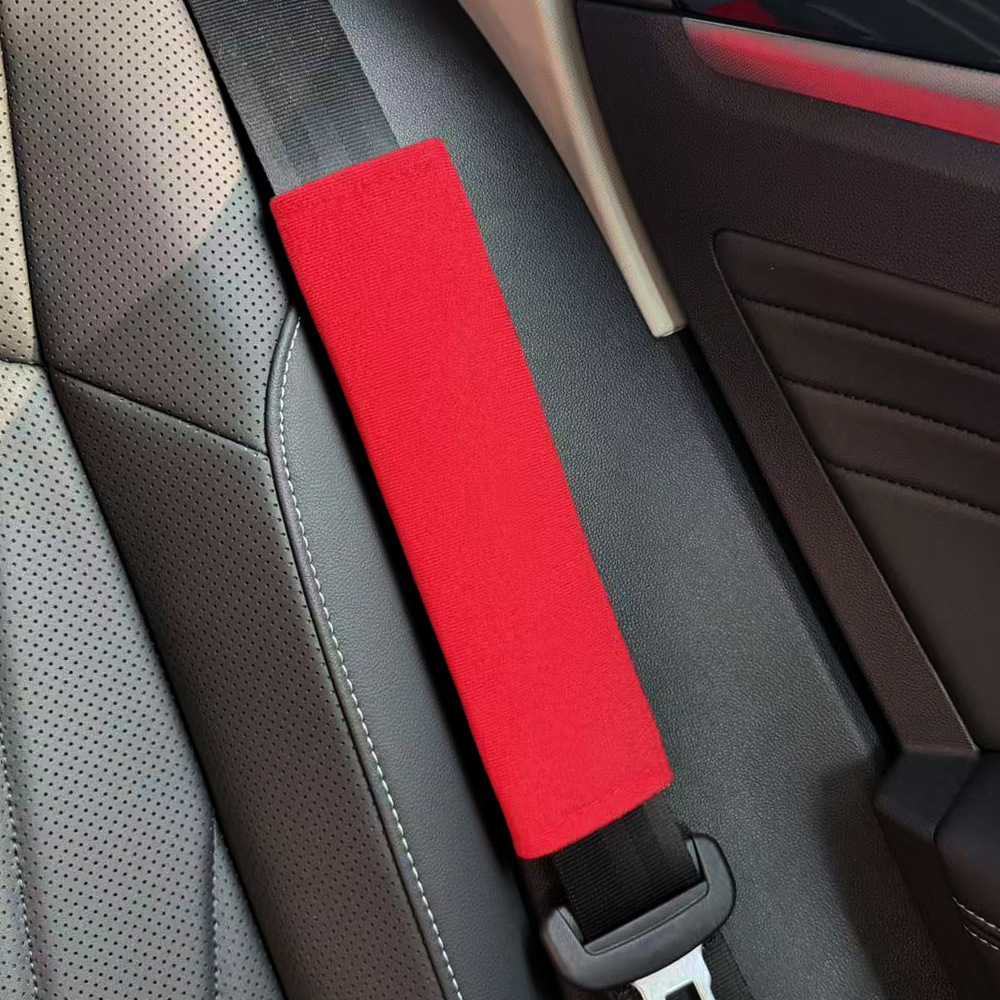 Protector de Hombro para Cinturón de Seguridad de Terciopelo Suave para Automóvil image 7