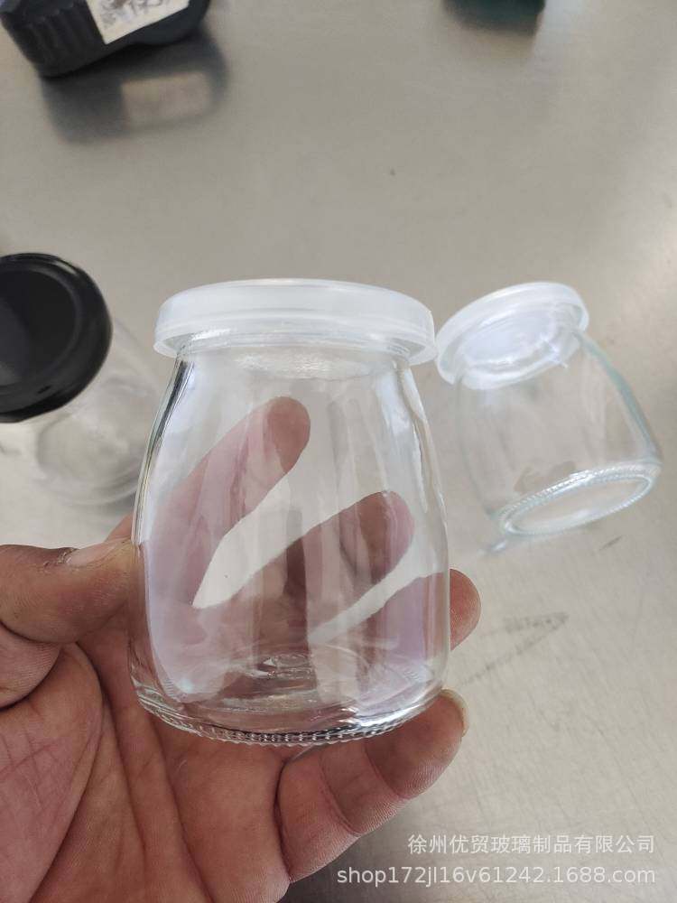 Botella de pudín, taza de jalea de caramelo, taza de yogur resistente a altas temperaturas, taza de pudín de mousse al por mayor, botella de embalaje dividida image 18