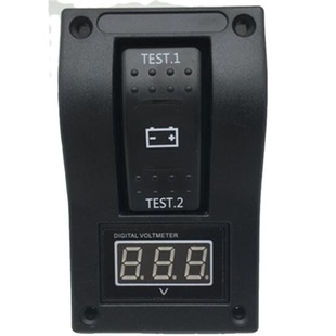 Car boat modified battery switch 4PIN ON-OFF-ON three gears with voltage detection
