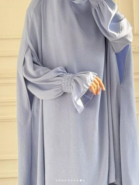 Long skirt, set, scarf, megaphone, solid dress, 2 piece set