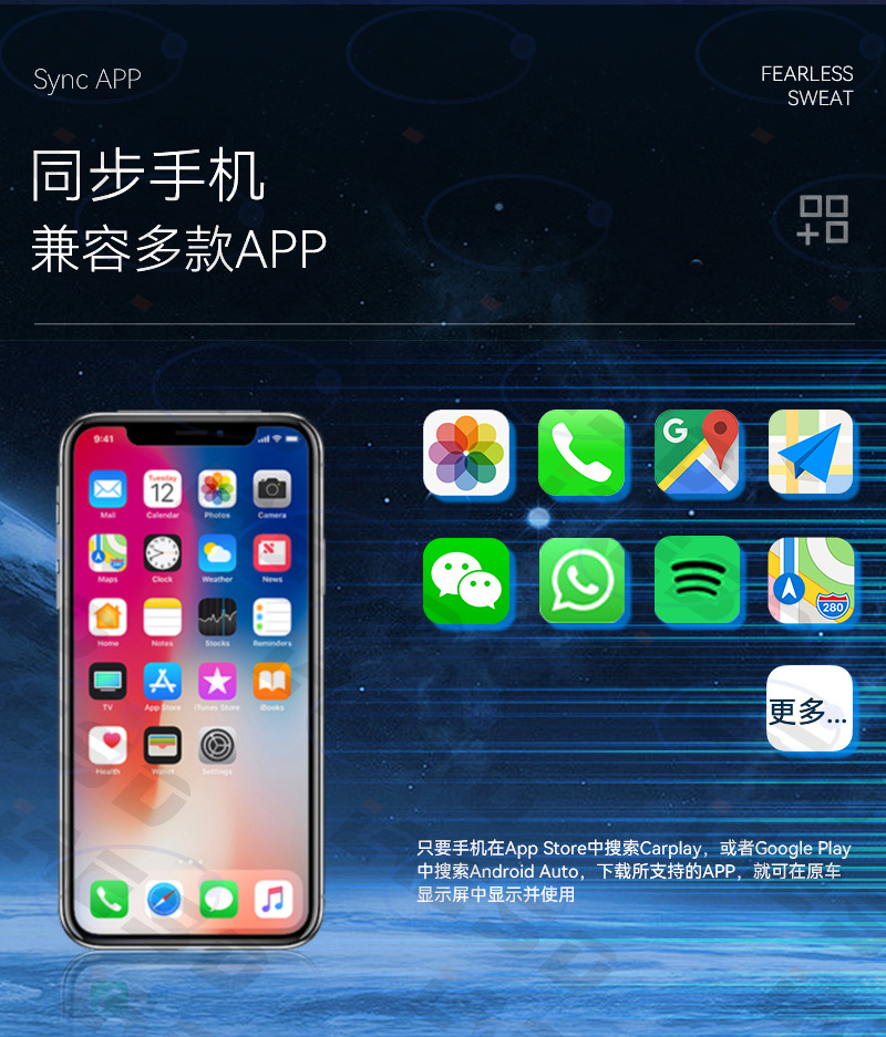 Newly upgraded carplay module with breathing light, smart car connectivity box, Android Autocarplay box