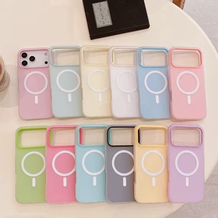 Чехол для телефона Apple (совместим с iPhone 11–17), 2-в-1 защитный дизайн, пастельные цвета