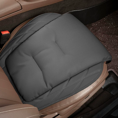 seat cushion suitable for BMW Mercedes-Benz – Seat cushion, seat cover - front-row-leaflet-obsidian-black-s-style-nappa-leather