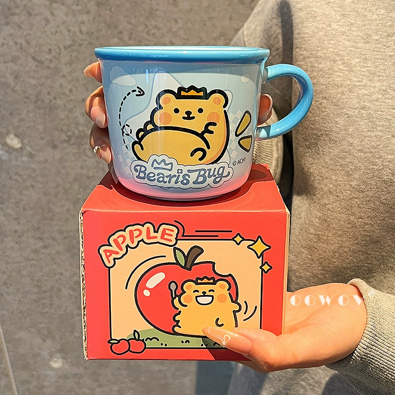 Хранение Bear insect mug керамическая чашка нового стиля для девочки с высокой ценой воды кружка молоко кофе подарок на день рождения