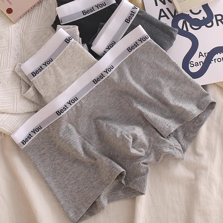 Men's Underwear Cotton Breathable Boxers Letter Belt Mid-Waist Boxer Simple Solid Color Sports Shorts Head Men's Underwear Cotton Breathable Boxers Letter Belt Mid-Waist Boxer Simple Solid Color Sports Shorts Head