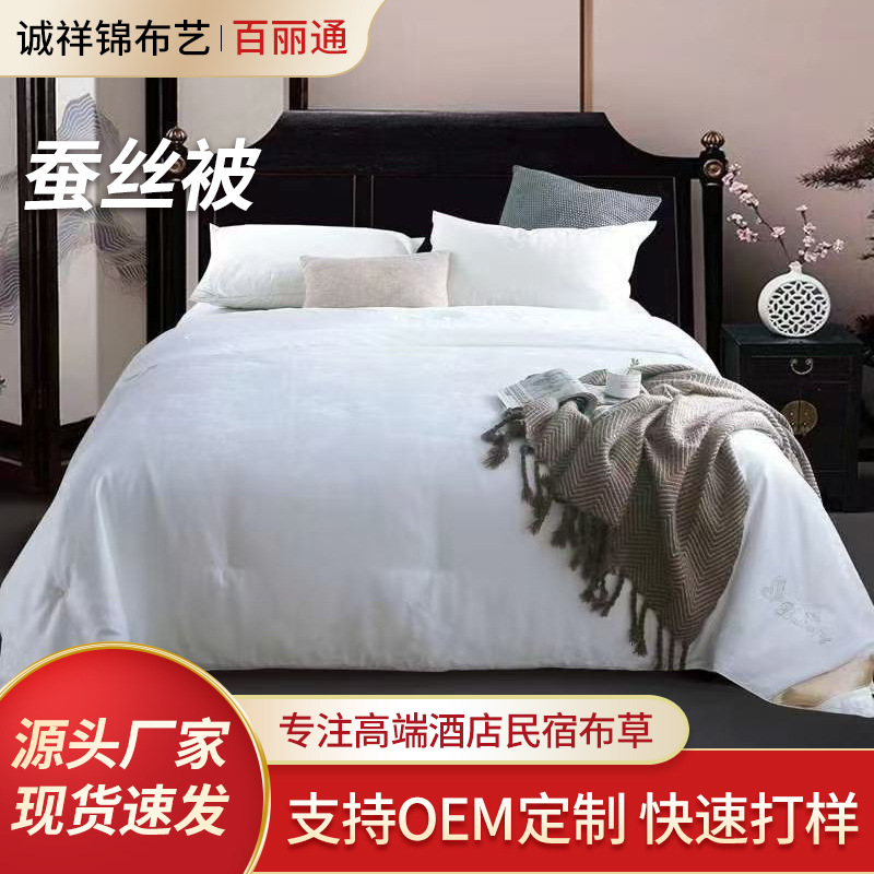 Cotton Silk Quilt Core Cotton Handmade Mulberry Silk Spring and Autumn Quilt Mother Quilt Household Two-In-One Four-Season Winter Quilt Wholesale