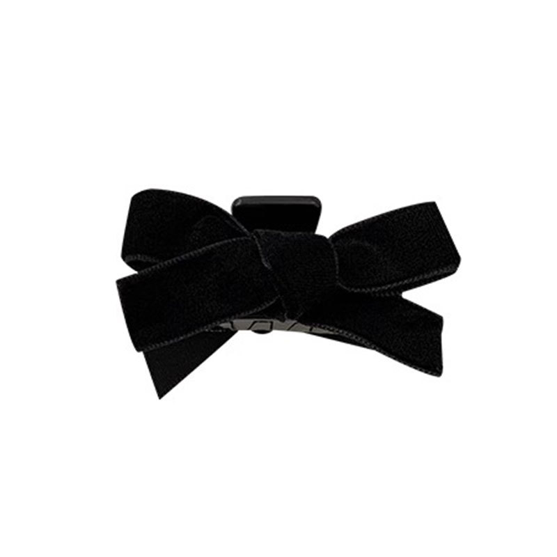 El estilo francés de alto nivel negro arco clip de cabello para niños princesa lado pequeño rascar clip de pescado clip de cabello