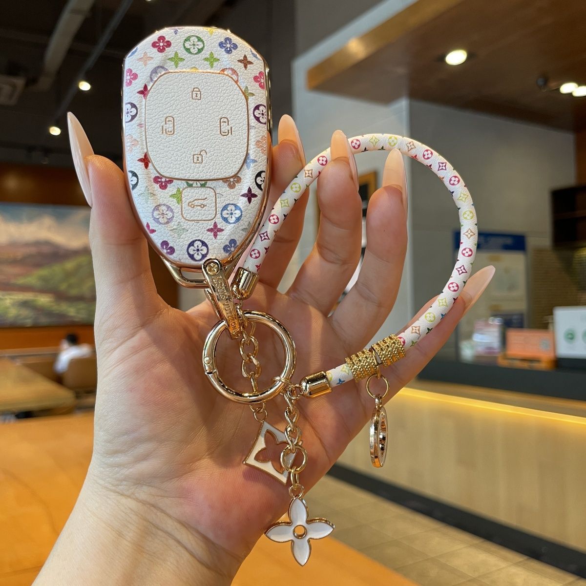 Gac Trumpchi M8 Key Case Gac Trumpchi M8 Luxury Cover E9 Decorative Car Key Holder Zongshi Protective Shell 26 Models