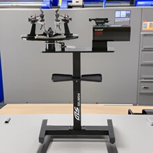 格林仕E200立式智能电脑拉线机羽毛球网球拍两用穿线机专业缠线机