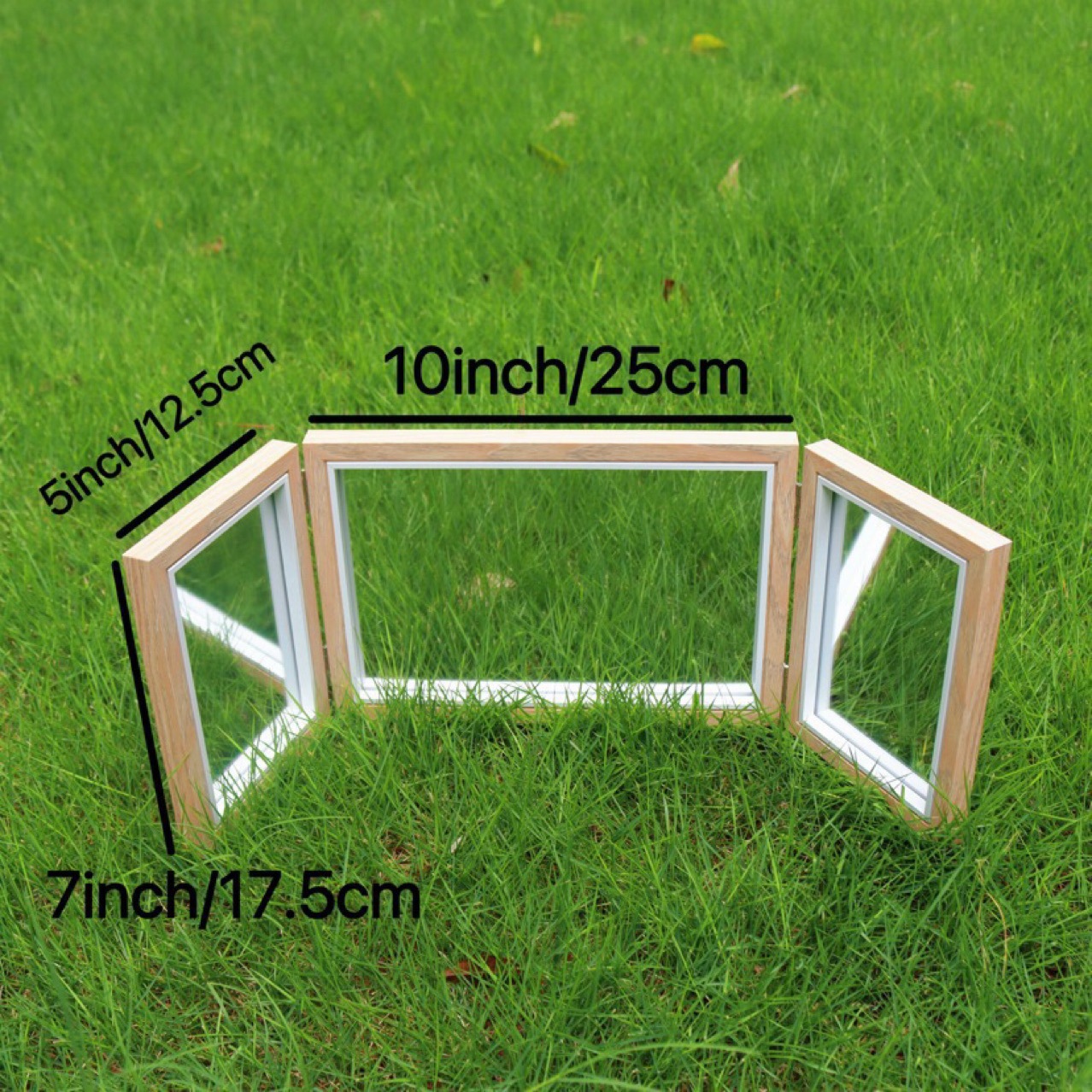 Creative Three-Panel Photo Frame Display Stand with Screen, 70% off Stackable Graduation Photo Frames, Birthday Gift Wholesale, Modern and Simple