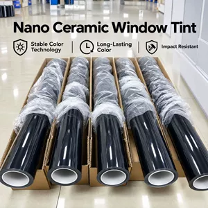 Nano-keramika avtomobil şüşə plyonkası, rəng sabit, 99% UVR