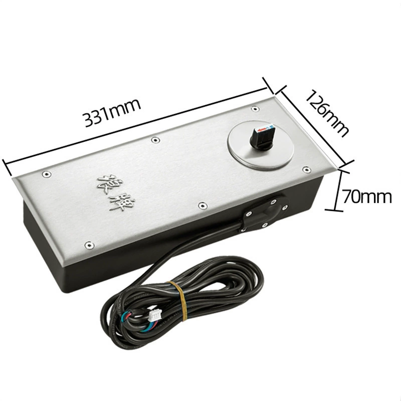 Customized electric ground -ground buried two -way open -glass door spring remote control automatic induction level open door opening machine