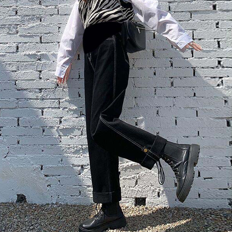 Extra large pregnant women's jeans spring, autumn and winter loose wide-leg casual outer wear straight summer thin trousers Extra large pregnant women's jeans spring, autumn and winter loose wide-leg casual outer wear straight summer thin trousers