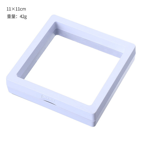 Living room PE coated suspended jewelry box wearable armor packaging box portable dustproof jewelry box anti-oxidation display box