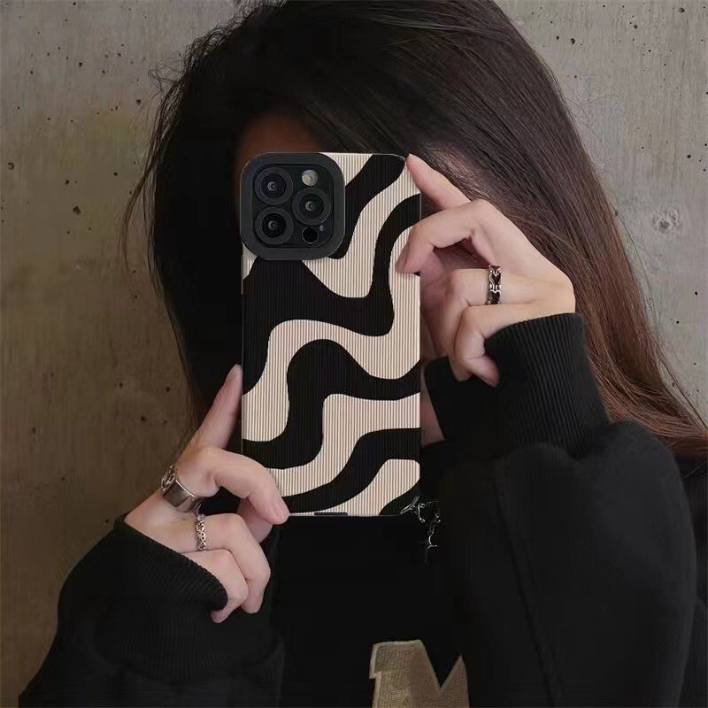 Foreign trade applicable Samsung S23Ultra mobile phone shell zebra stripes S22 protective cover S20 female advanced all-inclusive stripes