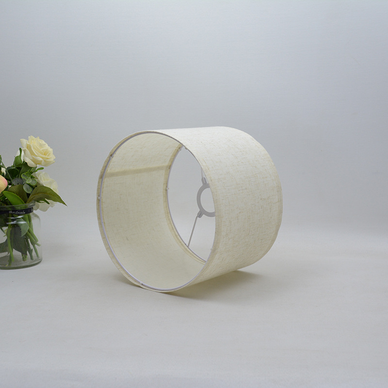 PVC algodón Lino pergamino material pantalla Shell cubierta moderna lámpara de pared simple tela lámpara
