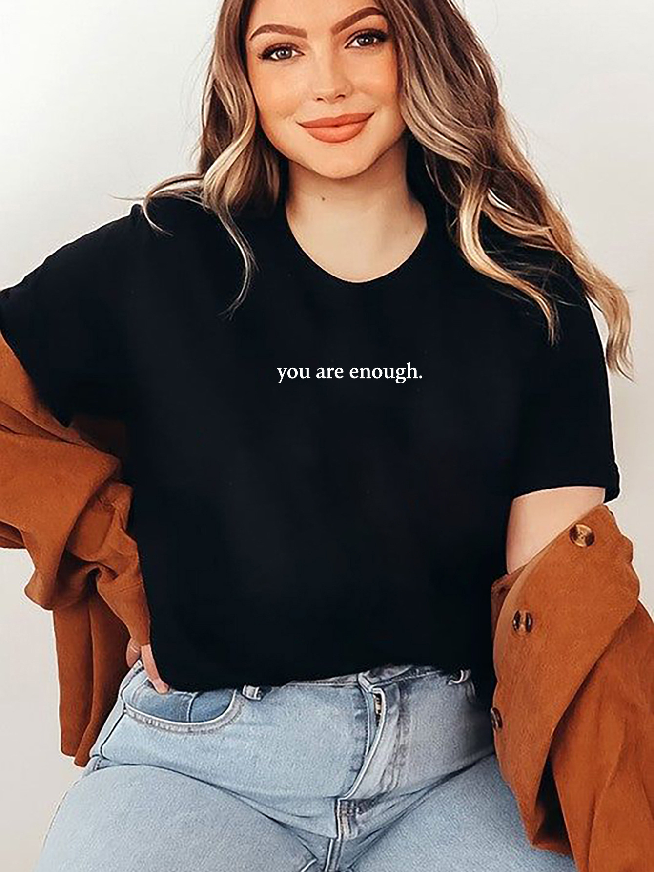 Regular Top Length Wholesale Women's Simple Style Classic Style Slogan Short Sleeve T-Shirts