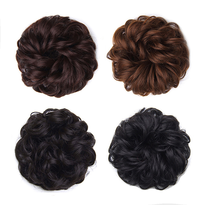 Pinza para moño para crear un moño esponjoso en la parte posterior de la cabeza, moño bajo nupcial para cabello rizado.