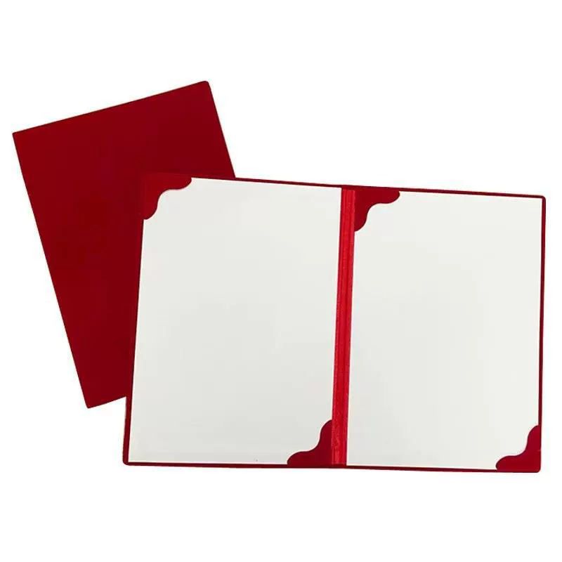 Файл-отчёт Velvete Speech Folder File File Stop Business Leather Face A3A4 Blank Certificate Signing Ceremony Book