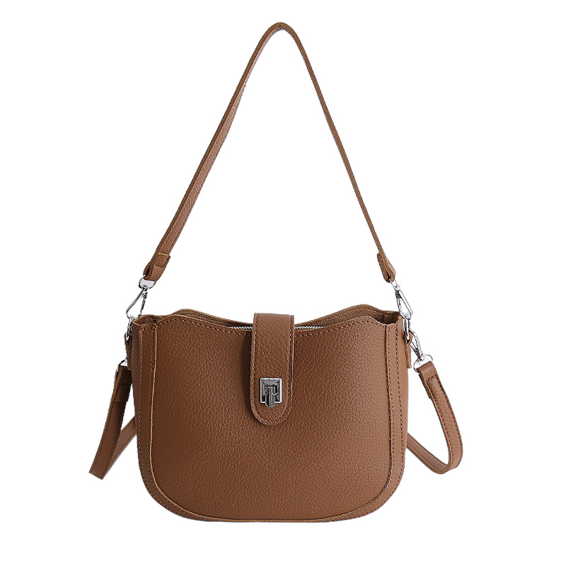 Lichi de alta sensación bolso de cubo de mano mujer 2026 venta caliente nueva moda lujosa versátil bolso de hombro image 15